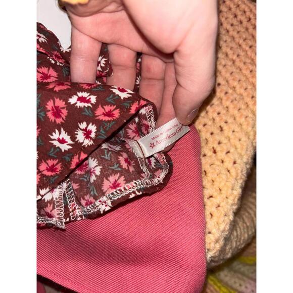 American girl kit school Outfit, gently used, 2 tops, 1  American Girl Kit School Skirt Outfit